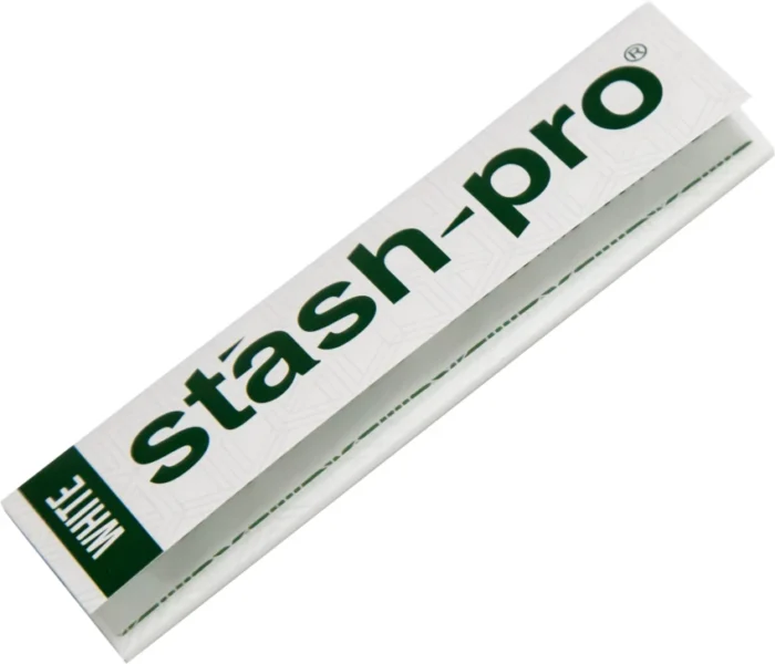 10-stash-pro-white-rolling-paper-pack-of-10-stash-pro-original-imagcg425prytcza.webp Stash-Pro King Size Slim Without Filter White Rolling Papers - Image 1