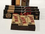 RAW Black King Size Slim Rolling 3 pack With Wide 2 Filter pack