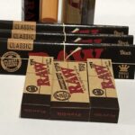 RAW Black King Size Slim Rolling 3 pack With Wide 2 Filter pack
