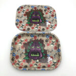 Bros Rolling Tray Metal Green