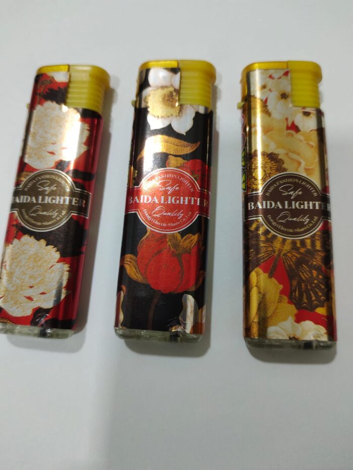 WhatsApp-Image-2023-10-04-at-4.39.30-PM.jpeg New Flower Design Jet Flame Lighter - Image 1