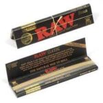 RAW Black King Size Slim Rolling 3 pack With Wide 2 Filter pack - Image 2